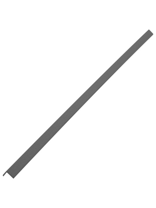 Terasové rohové lišty 5 ks WPC 170 cm šedé