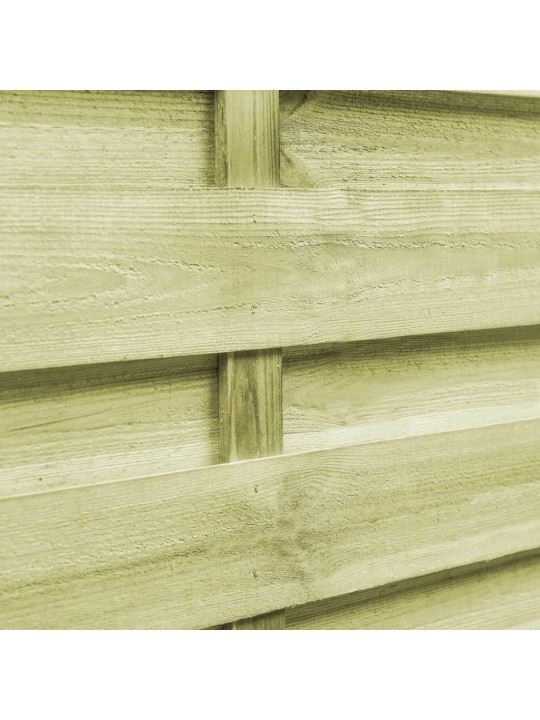 Zahradní brána 2křídlá impregnovaná borovice 150 x 75 cm zelená