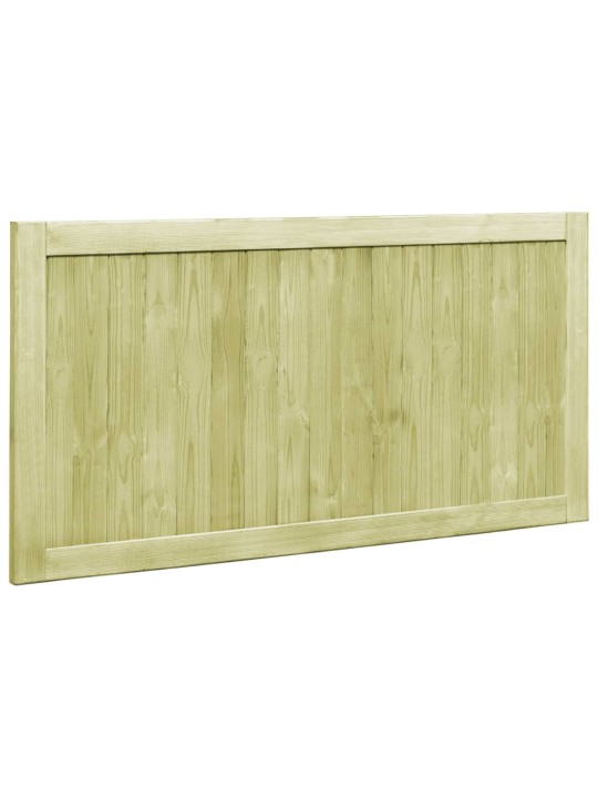 Zahradní brána 2křídlá impregnovaná borovice 300 x 75 cm