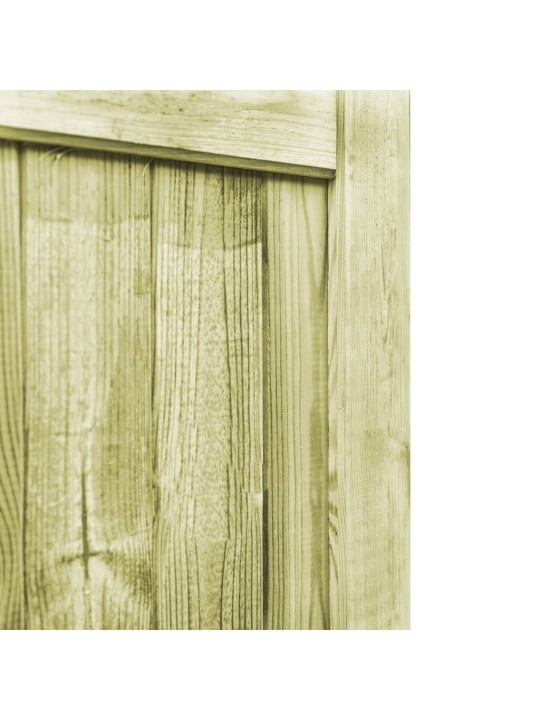 Zahradní brána 2křídlá impregnovaná borovice 300 x 75 cm