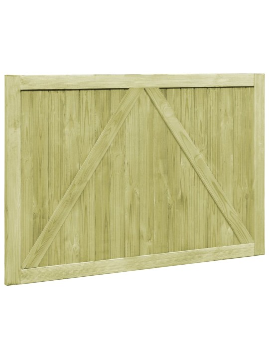 Zahradní brána 2křídlá impregnovaná borovice 300 x 100 cm