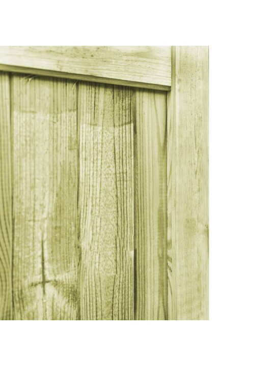 Zahradní brána 2křídlá impregnovaná borovice 300 x 100 cm