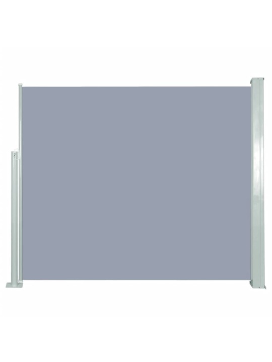 Zatahovací boční markýza / zástěna 120 x 300 cm šedá