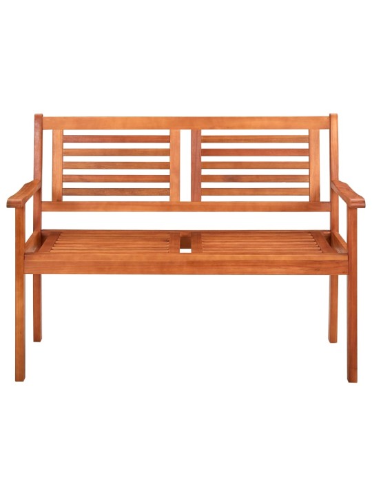 2místná zahradní lavice 120 cm masivní eukalyptus