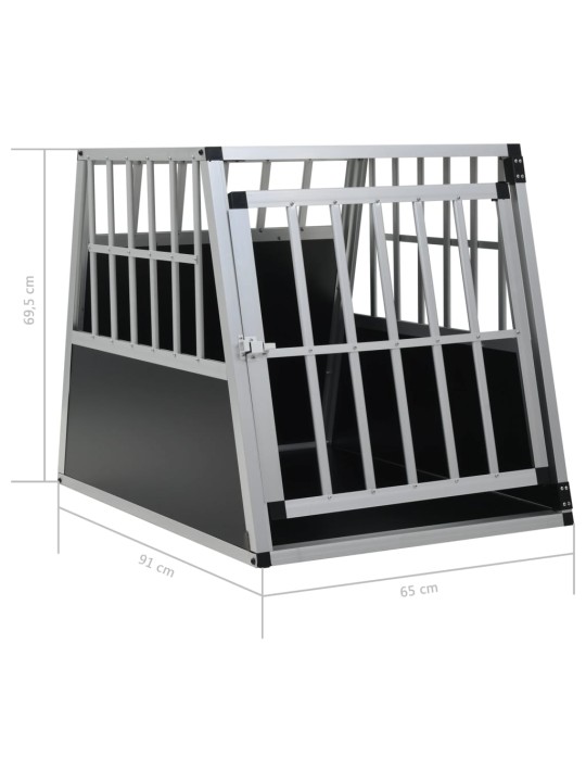 Klec pro psy s jednokřídlými dvířky 65 x 91 x 69,5 cm
