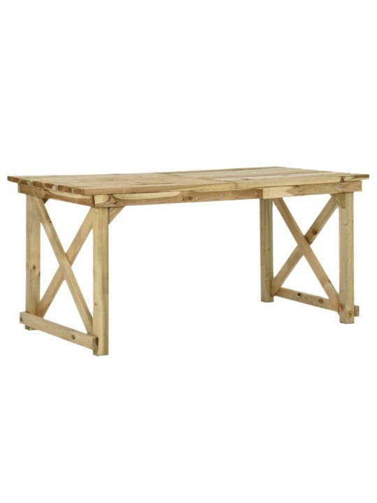 Zahradní stůl 160 x 79 x 75 cm dřevo