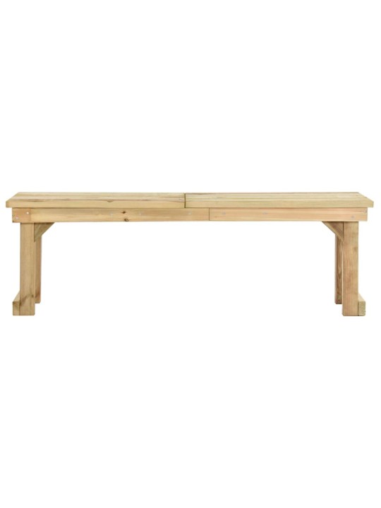 Zahradní lavice 140 cm impregnované borové dřevo