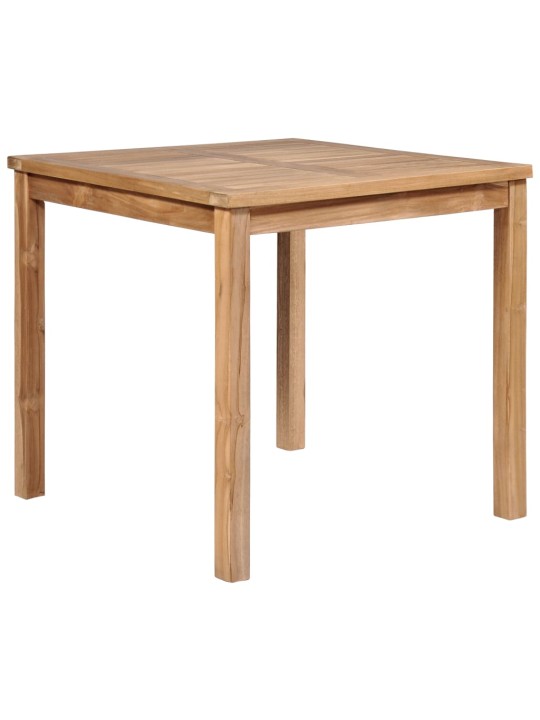 Zahradní stůl 80 x 80 x 77 cm masivní teakové dřevo