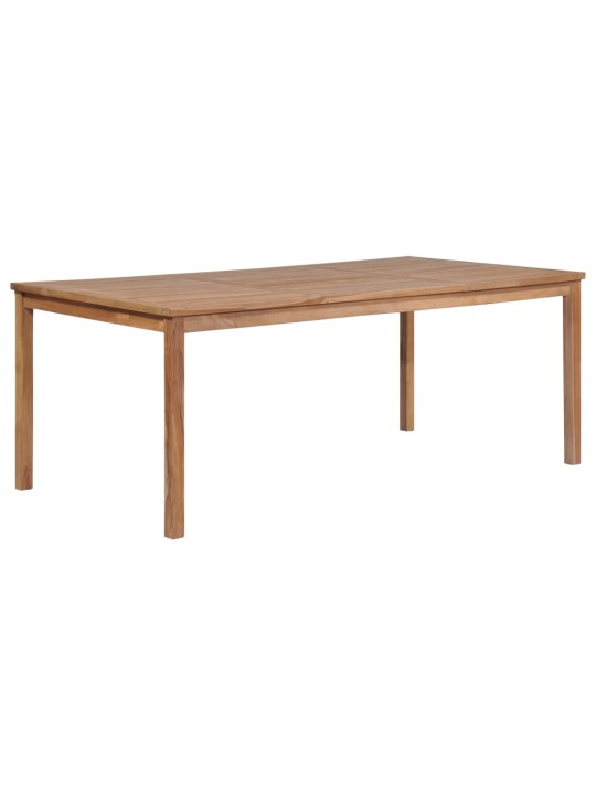 Zahradní stůl 200 x 100 x 77 cm masivní teakové dřevo