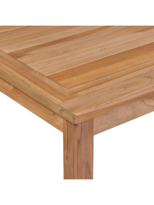 Zahradní stůl 200 x 100 x 77 cm masivní teakové dřevo