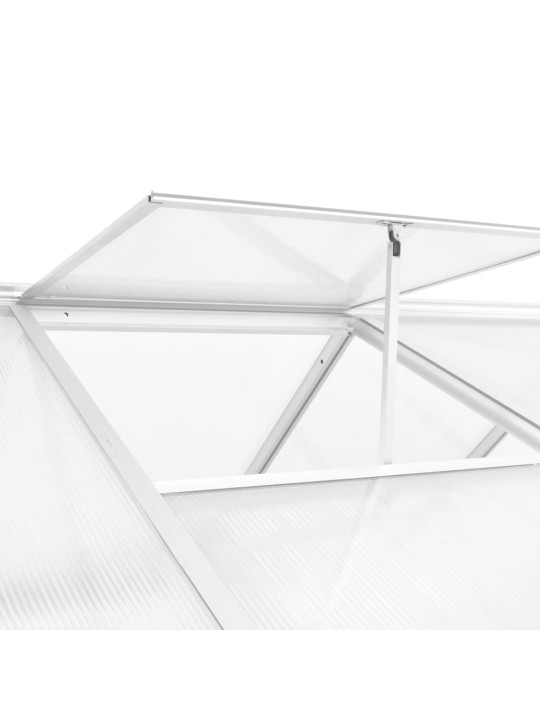 Skleník hliníkový 362 x 190 x 195 cm 13,41 m³