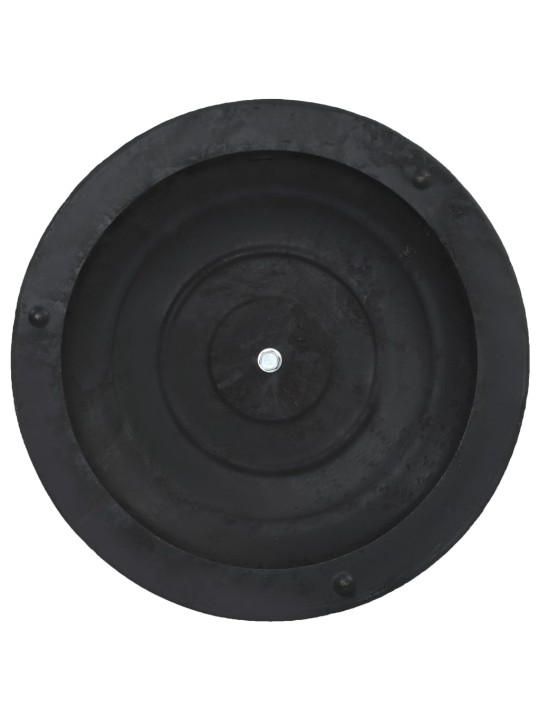Stojan na slunečník kulatý černý 10 kg polyresin