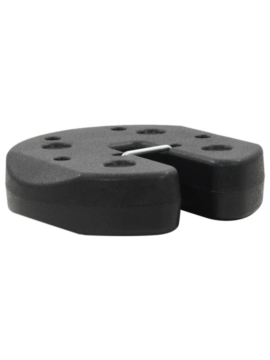 Závaží pro party stan 4 ks černá 220 x 50 mm betonová