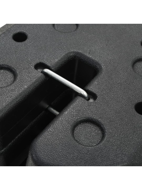 Závaží pro party stan 4 ks černá 220 x 50 mm betonová