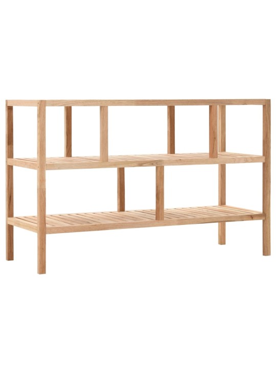 Koupelnový regál masivní ořechové dřevo 100 x 40 x 65 cm