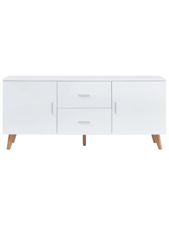Příborník bílý 160 x 40 x 70 cm MDF