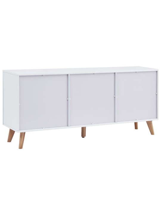 Příborník bílý 160 x 40 x 70 cm MDF