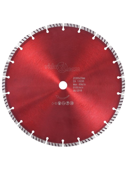 Diamantový řezací kotouč turbo ocel 300 mm