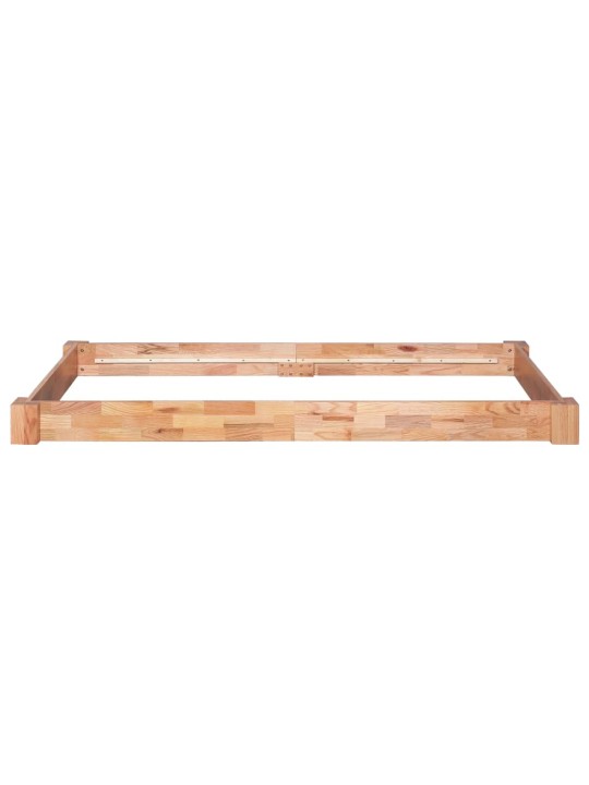 Rám postele masivní dubové dřevo 90 x 200 cm