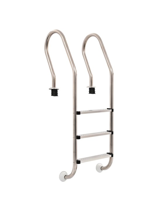 Bazénové schůdky 3 stupně nerezová ocel 304 120 cm