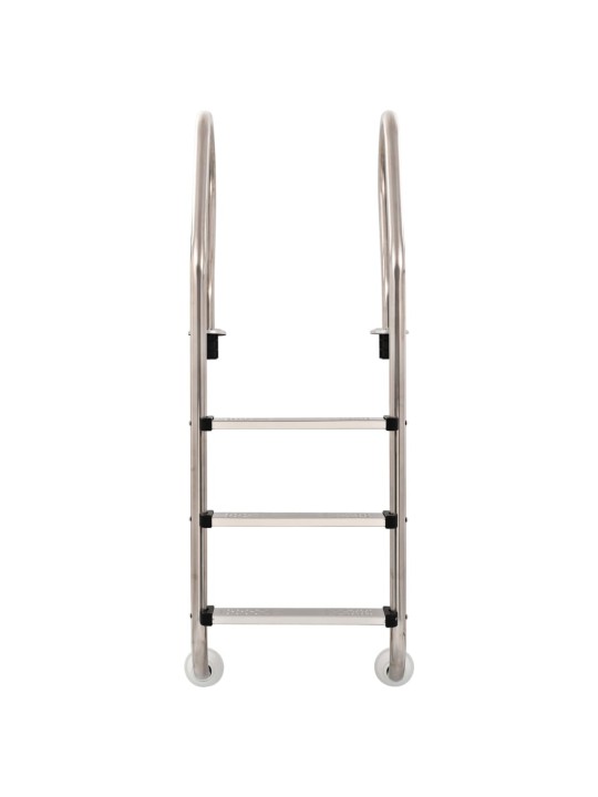 Bazénové schůdky 3 stupně nerezová ocel 304 120 cm