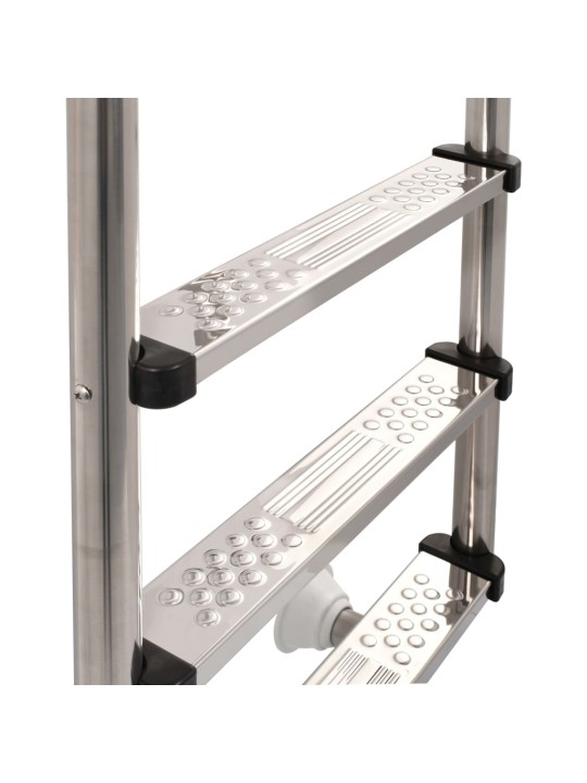 Bazénové schůdky 3 stupně nerezová ocel 304 120 cm