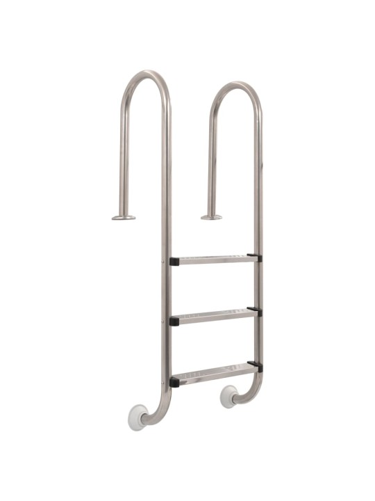 Bazénové schůdky 3 stupně nerezová ocel 304 120 cm