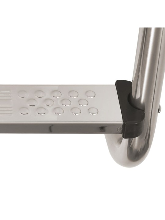 Bazénové schůdky 3 stupně nerezová ocel 304 120 cm