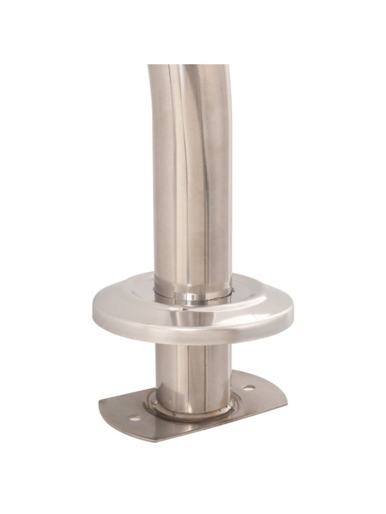 Bazénové schůdky 3 stupně nerezová ocel 304 120 cm