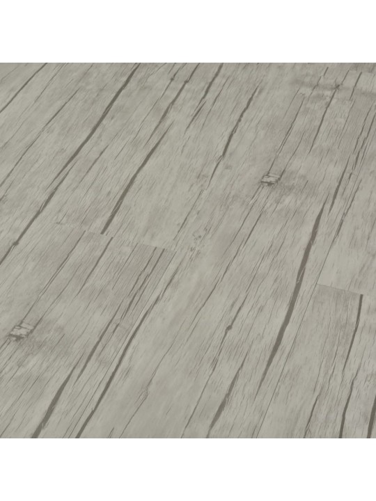 Samolepicí podlahová krytina 4,46 m² 3 mm PVC dub bělená