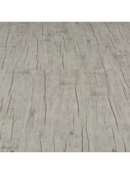 Samolepicí podlahová krytina 4,46 m² 3 mm PVC dub bělená