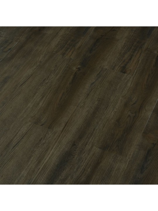 Samolepící podlahová prkna 4,46 m² 3 mm pvc tmavě hnědá