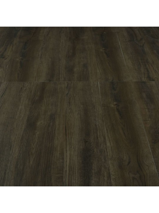 Samolepící podlahová prkna 4,46 m² 3 mm pvc tmavě hnědá