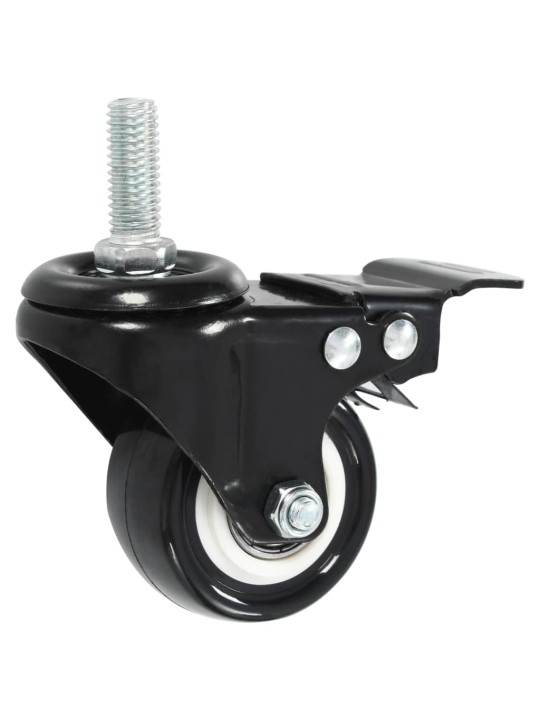 Otočná kolečka s brzdou 4 ks 50 mm