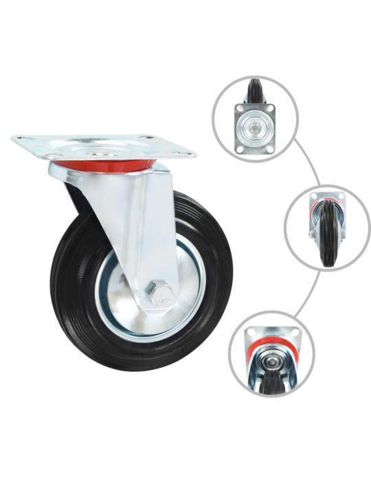 Otočná kolečka 4 ks 160 mm