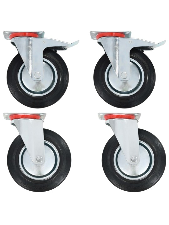 Otočná kolečka 4 ks 200 mm