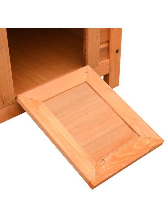 Domeček pro kočky 50 x 46 x 43,5 cm masivní borovice a jedle