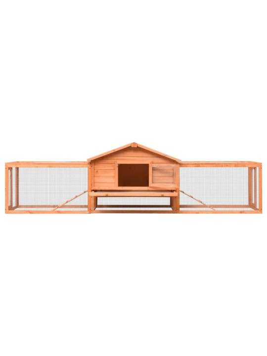 Králíkárna 310x70x87  cm masivní borové a jedlové dřevo