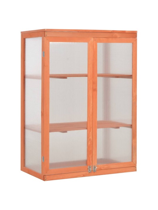 Skleník dřevěný 75 x 47 x 109 cm