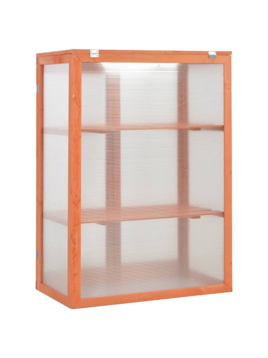 Skleník dřevěný 75 x 47 x 109 cm