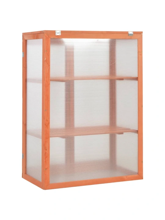Skleník dřevěný 75 x 47 x 109 cm