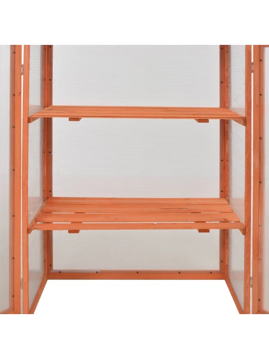 Skleník dřevěný 75 x 47 x 109 cm