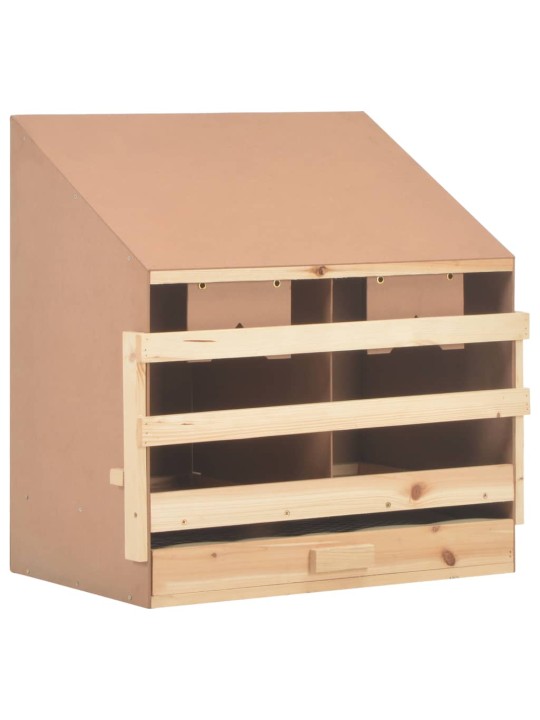 Snáškové hnízdo 2 boxy 63 x 40 x 65 cm masivní borovice