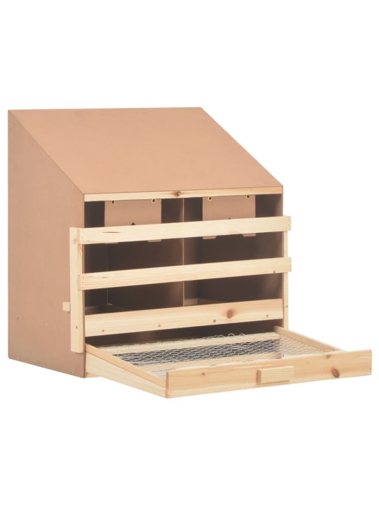 Snáškové hnízdo 2 boxy 63 x 40 x 65 cm masivní borovice