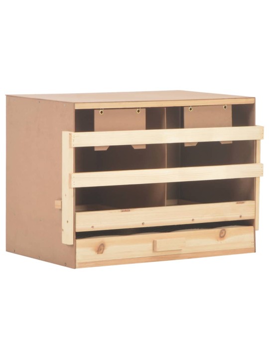 Snáškové hnízdo 2 boxy 63 x 40 x 45 cm masivní borovice