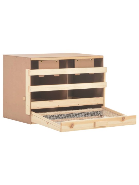 Snáškové hnízdo 2 boxy 63 x 40 x 45 cm masivní borovice