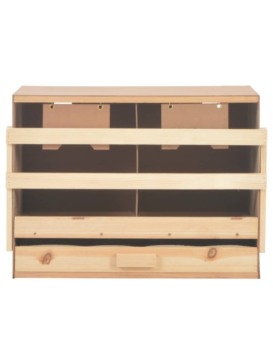 Snáškové hnízdo 2 boxy 63 x 40 x 45 cm masivní borovice