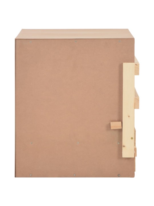 Snáškové hnízdo 2 boxy 63 x 40 x 45 cm masivní borovice