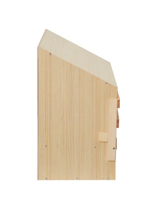 Snáškové hnízdo 3 boxy 72 x 33 x 54 cm masivní borové dřevo