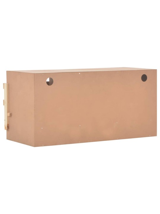 Snáškové hnízdo 3 boxy 96 x 40 x 45 cm masivní borovice